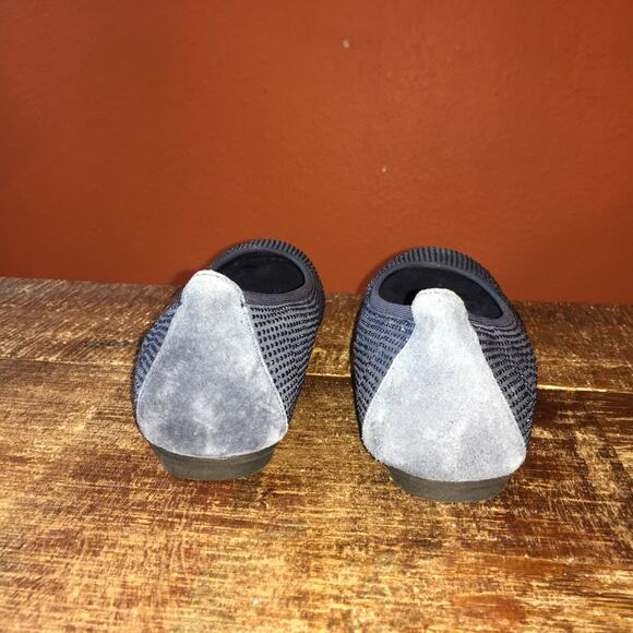 Vionic Willow Spark Ballet Slipper Shoe Navy Blue Sz 7 Rhinestone Sparkle Flat - Picture 3 of 8